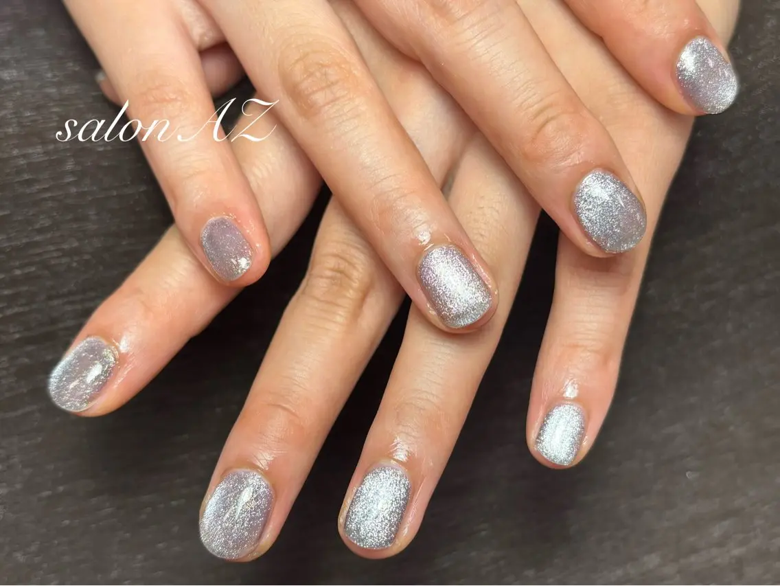 ネイル アートネイル 長さ出し フットネイル フレンチネイル ジェルネイル ハンドネイル salon AZ NANAのネイルデザイン
