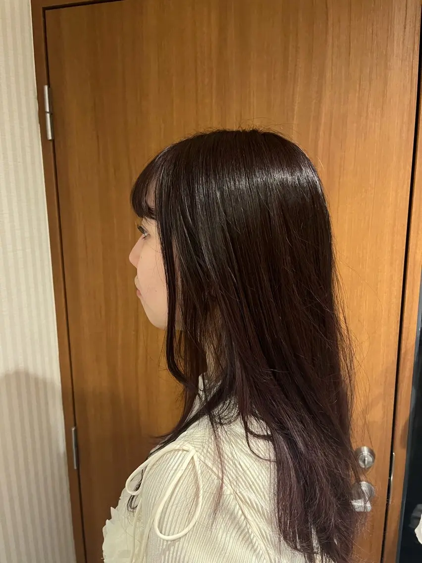 ロング ヘアカラー 🍑 meikaのヘアスタイル