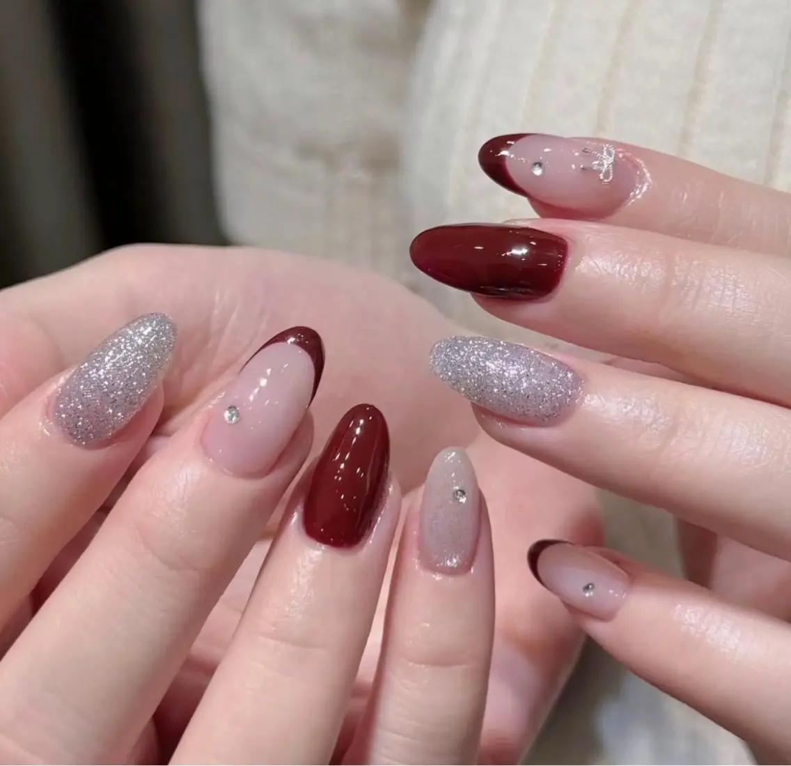 ネイル 🎀PG🩵 ネイルサロンのネイルデザイン
