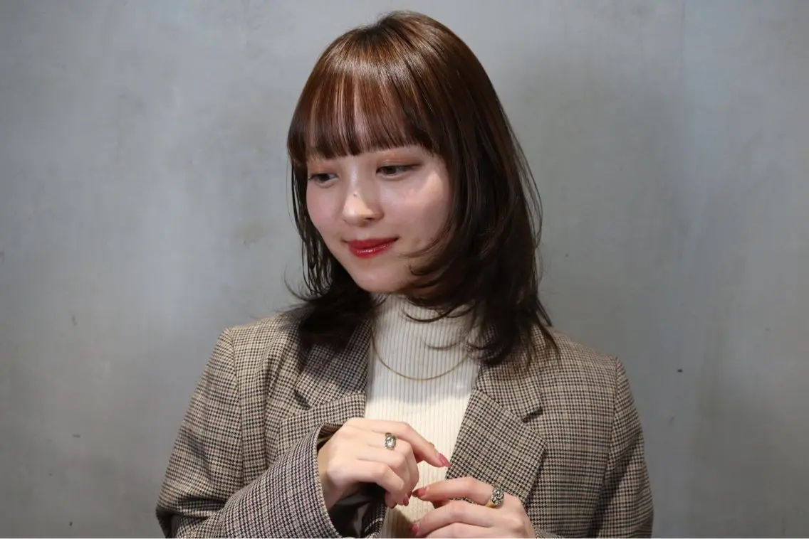 ミディアム カットモデル募集 mana🎀🤍のヘアスタイル