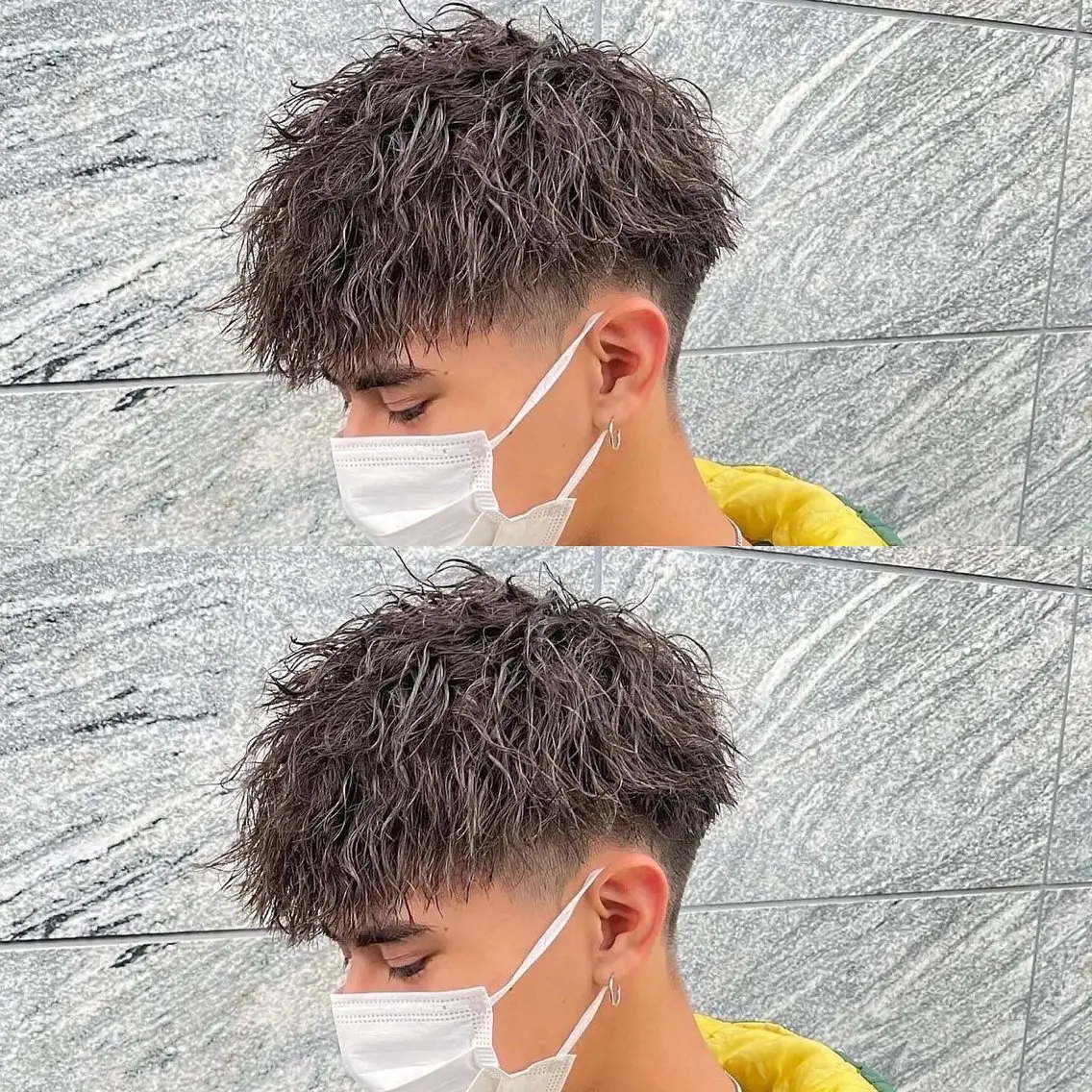 ショート カラー パーマ ヘアアレンジ メンズ キッズ カット パーマ 🔥メンズパーマ🔥 菅原楓のヘアスタイル