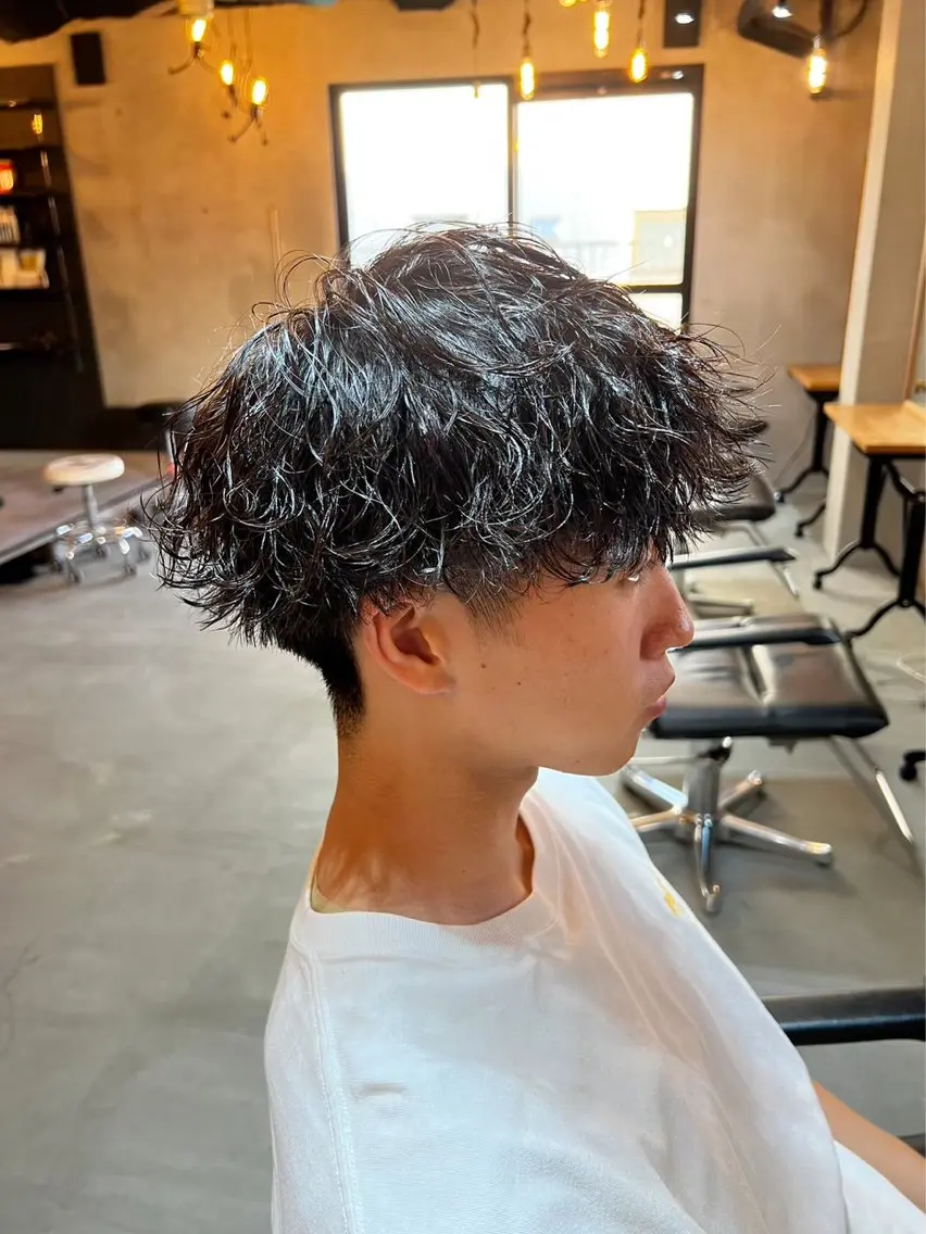 パーマ メンズ ツイスパ特化 TOSHIYAのヘアスタイル