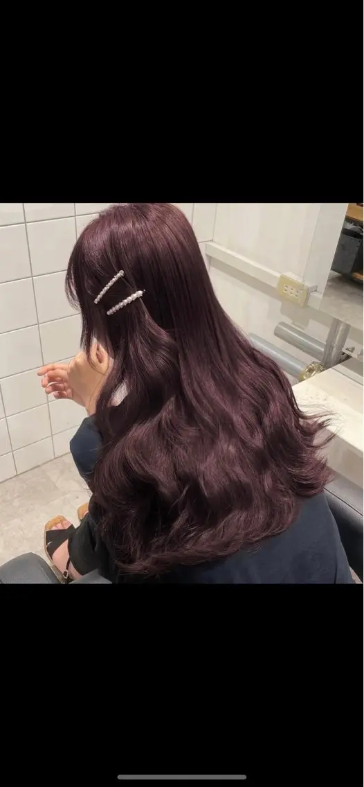 カラー ヘアカラー トリートメント 🤍ブリーチなし ブラウンhimi🤍のヘアスタイル