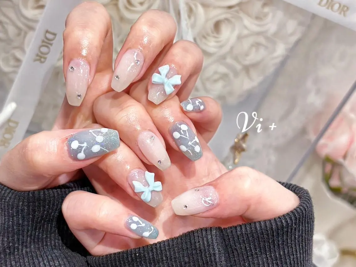 ネイル ハンドネイル ✨Nailsalon Vi+ビィプラスのネイルデザイン