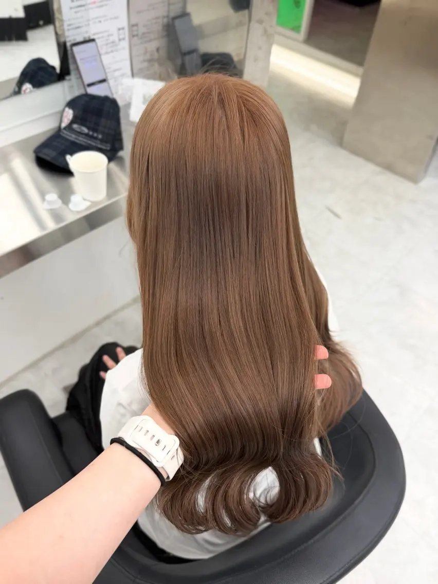 カラー カット ヘアカラー トリートメント 透明感カラー🎀艶髪 Anju/渋谷🎀のヘアスタイル
