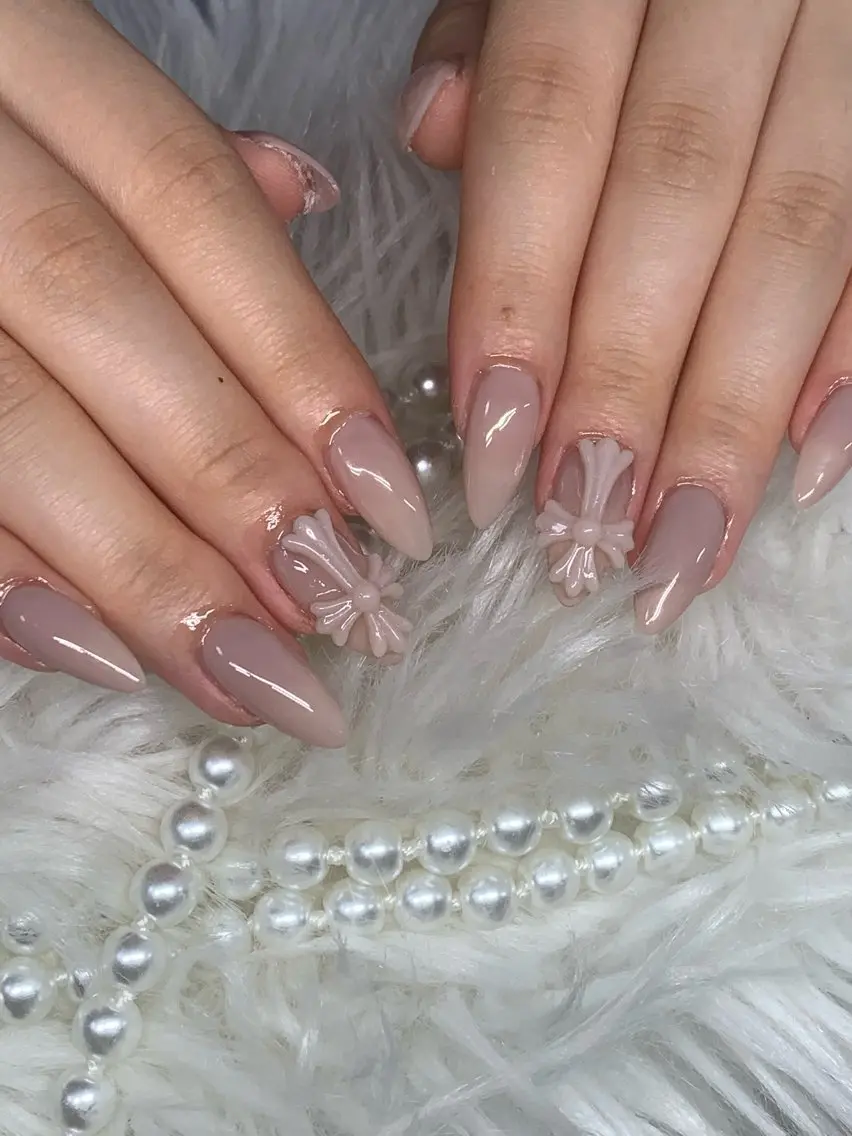 ネイル アートネイル オーロラネイル チークネイル 長さ出し フットネイル ハンドネイル 銀河_ Chan nailsのネイルデザイン