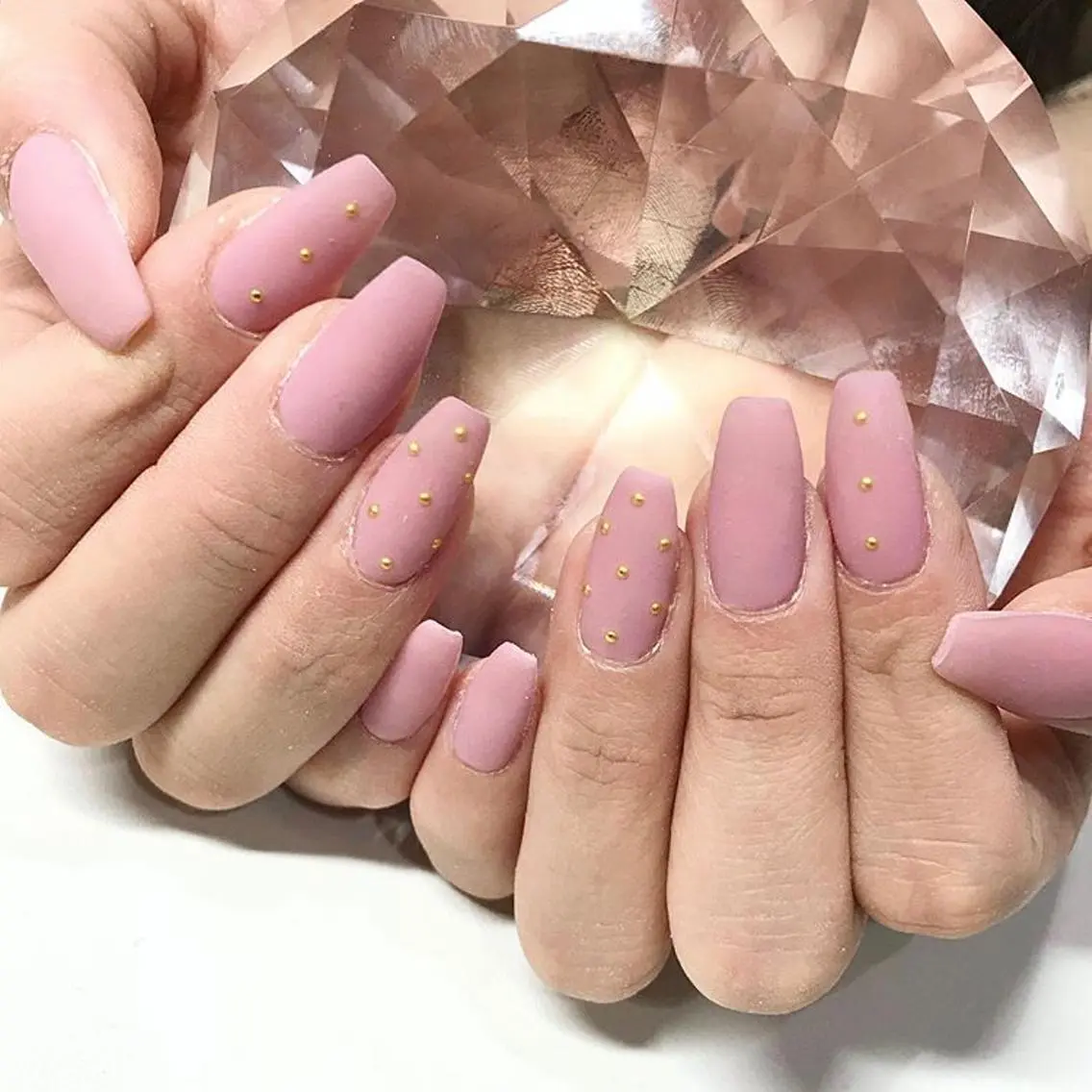 ネイル 渋谷／チップ長さ出し 👑アプレgel-xのネイルデザイン