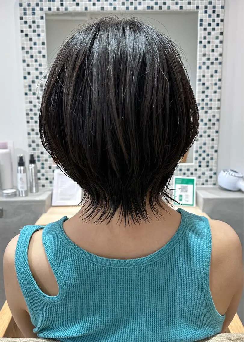 ショート 髪質改善・ クロスパーマ◎倉澤のヘアスタイル