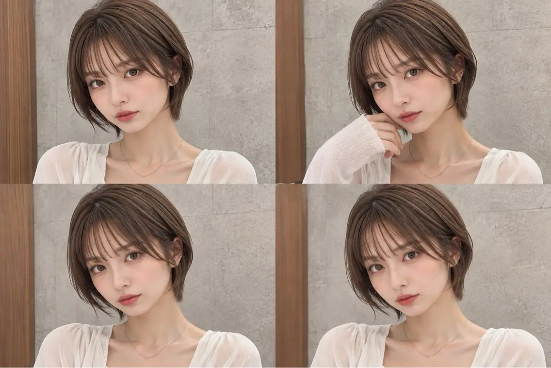 ショート カラー カット ヘアカラー トリートメント Garden 浅草蔵前のヘアスタイル