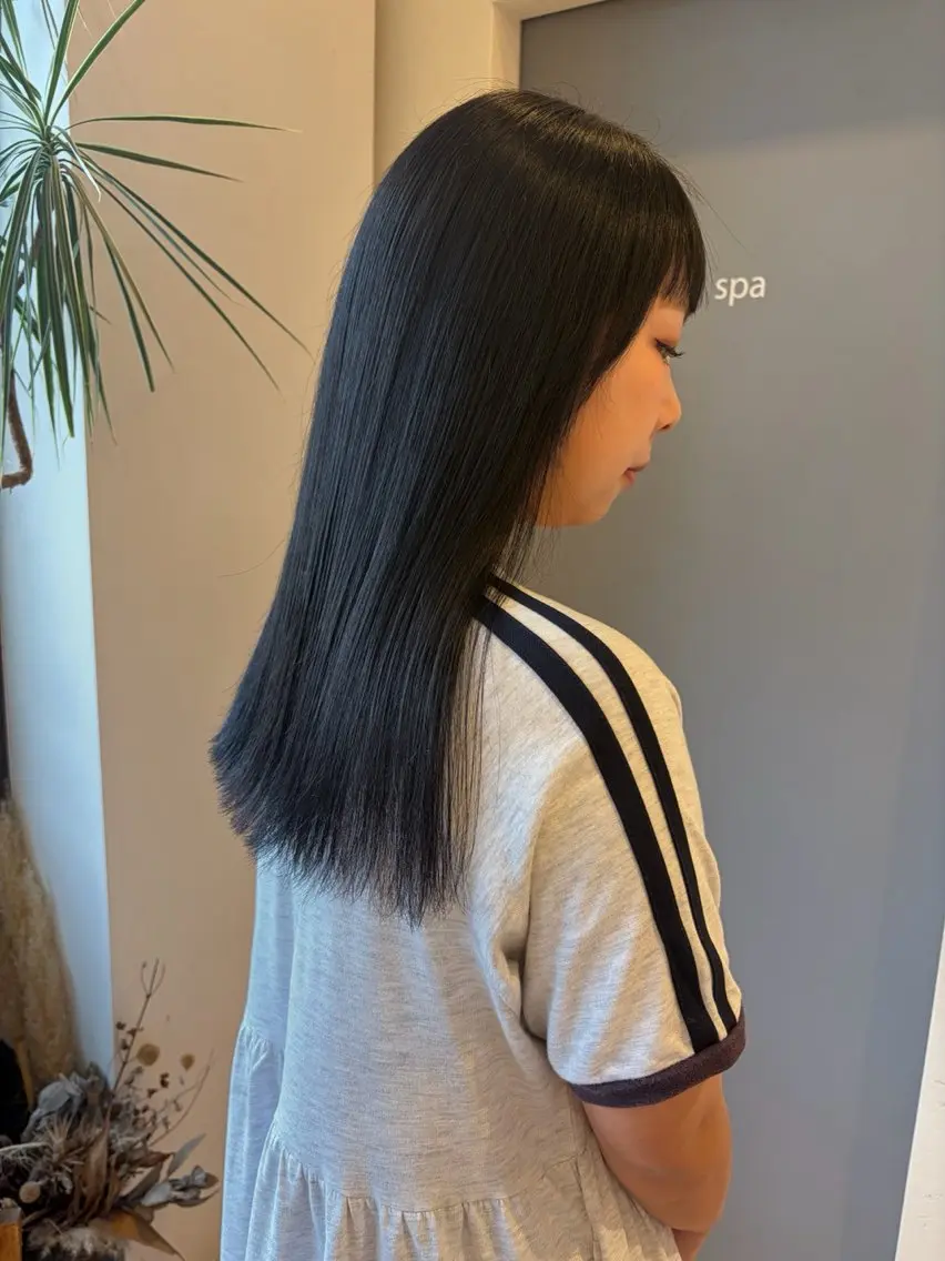 ロング 比嘉 千咲のヘアスタイル
