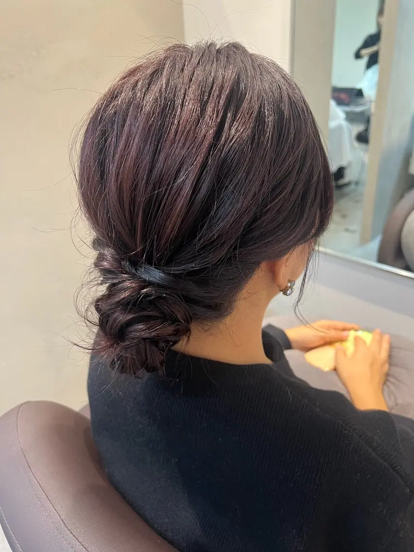 ヘアアレンジ ヘアセット ヘアメイクネイリスト hidemi中目黒のヘアスタイル