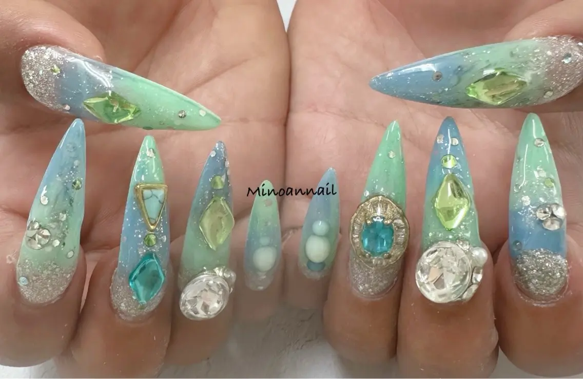 ネイル 美ノ庵ネイルサロン メトロポリタン前店のネイルデザイン