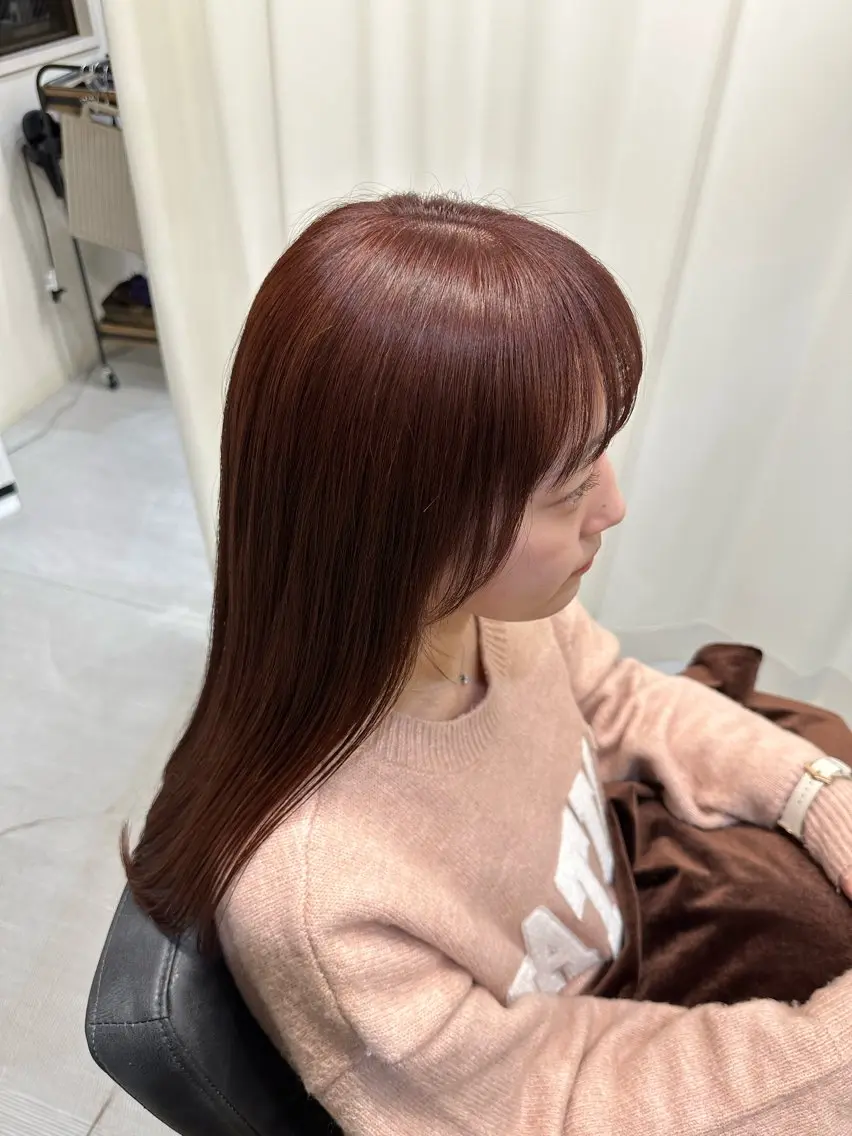 カラー jiji /北四番丁 押切瑠奈のヘアスタイル