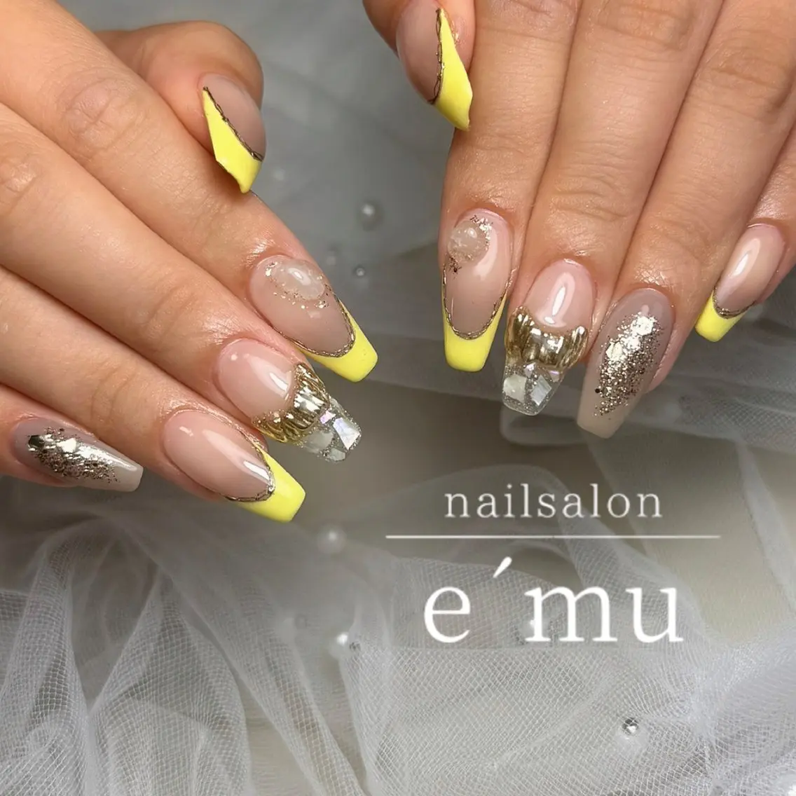 ネイル ハンドネイル nailsalon e´muのネイルデザイン