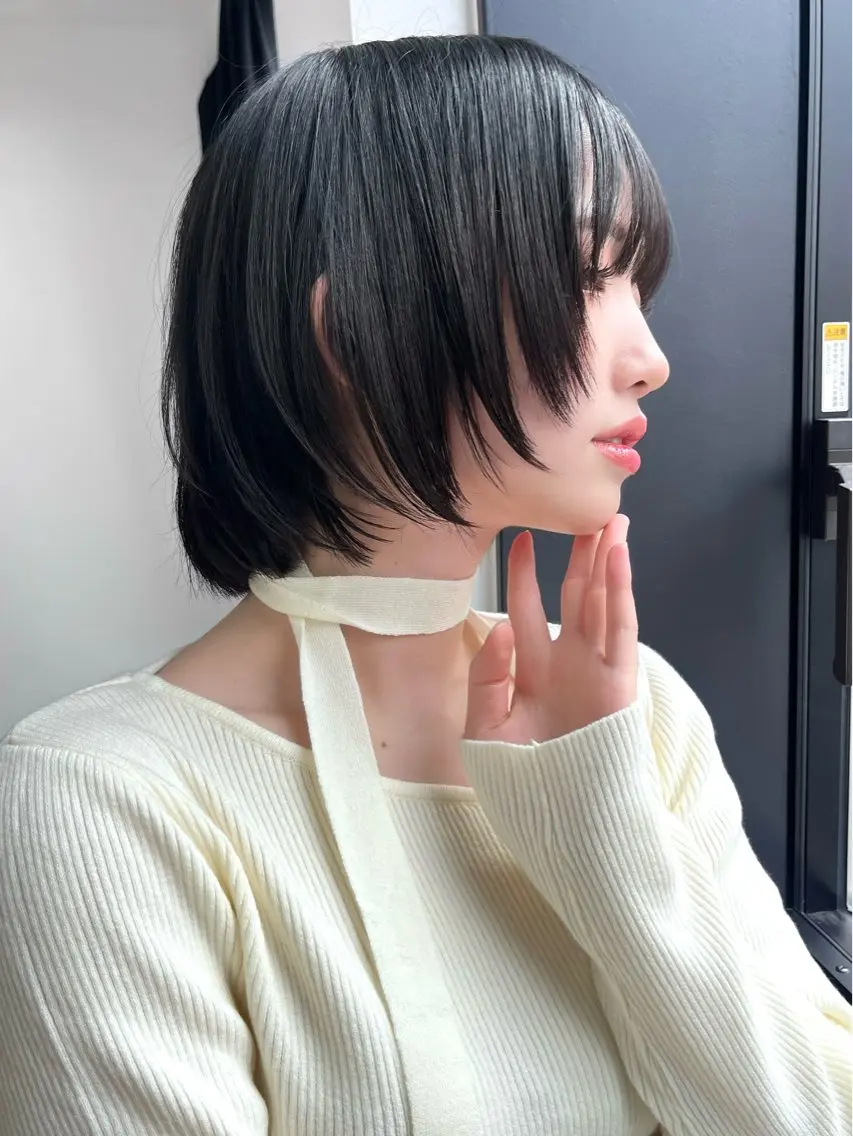 ショート カット ウルフ🦋顔まわり ❤︎ ͛MEIのヘアスタイル