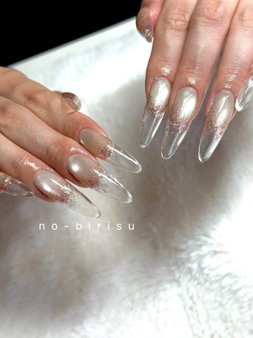 ロング ハンドネイル no-birisu nailのネイルデザイン
