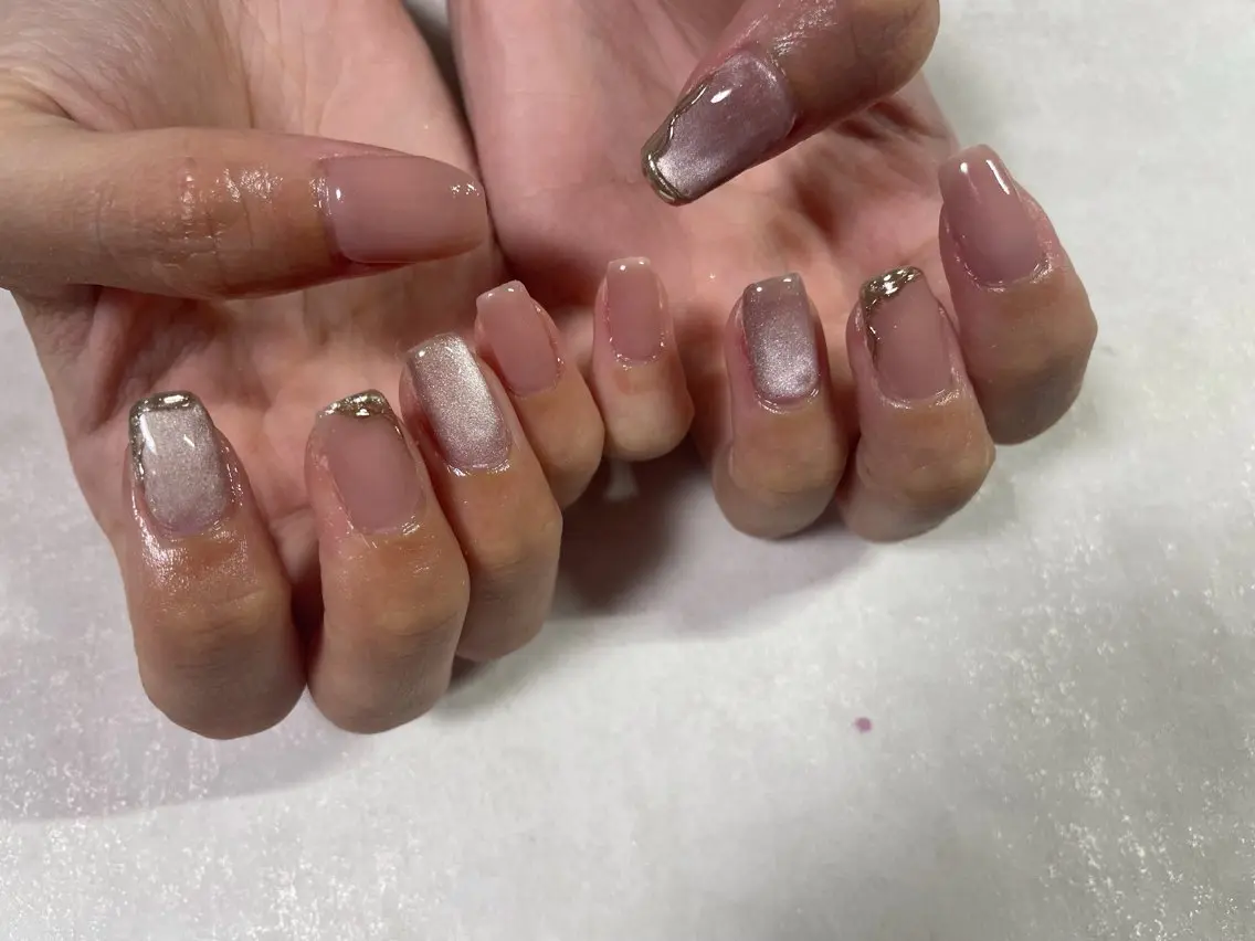 ネイル ジェルネイル 韓国ネイル メンズネイル パラジェル 春ネイル ハンドネイル kiki nail &brow二子玉川のネイルデザイン
