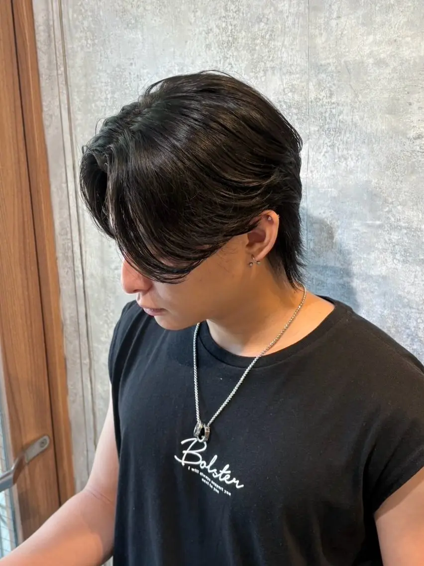 【10代20代メンズ限定‼️】【学割U24】メンズカット✂️➕ニュアンスorフェザーパーマ🌀(毛流れパーマ⭐️)の写真
