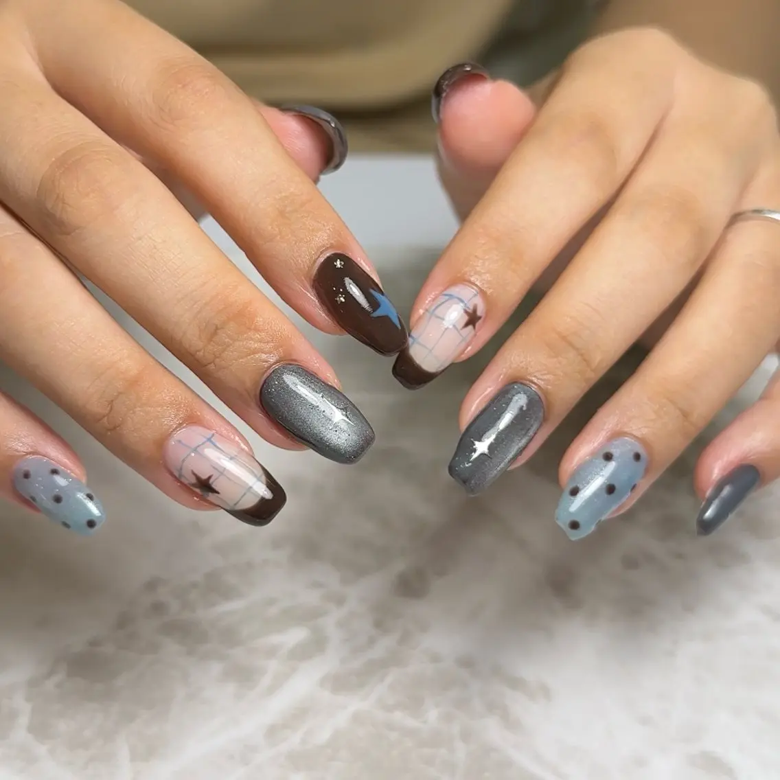 ネイル ニュアンスネイル ハンドネイル Monart もえのネイルデザイン