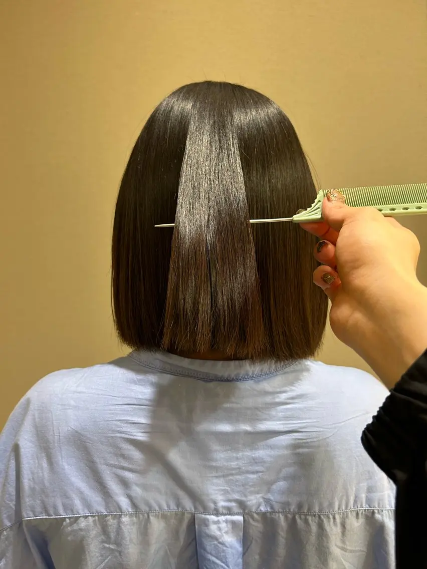 ショート 縮毛矯正 椿 さやかのヘアスタイル