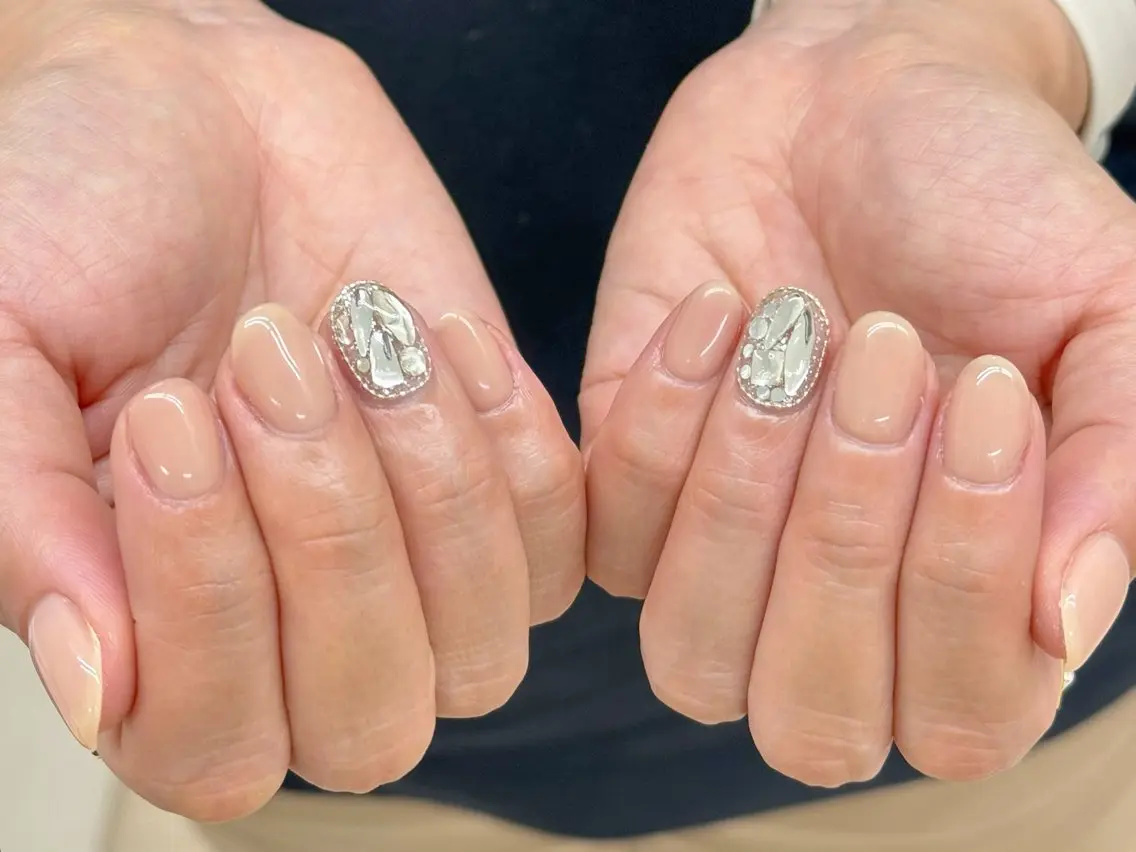 ネイル 長さ出し フットネイル ジェルネイル マグネットネイル 持ち込み ハンドネイル ハンドケア Ocean Nailのネイルデザイン