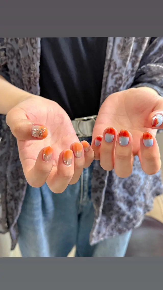 ネイル ハンドネイル pointillé .ayaのネイルデザイン
