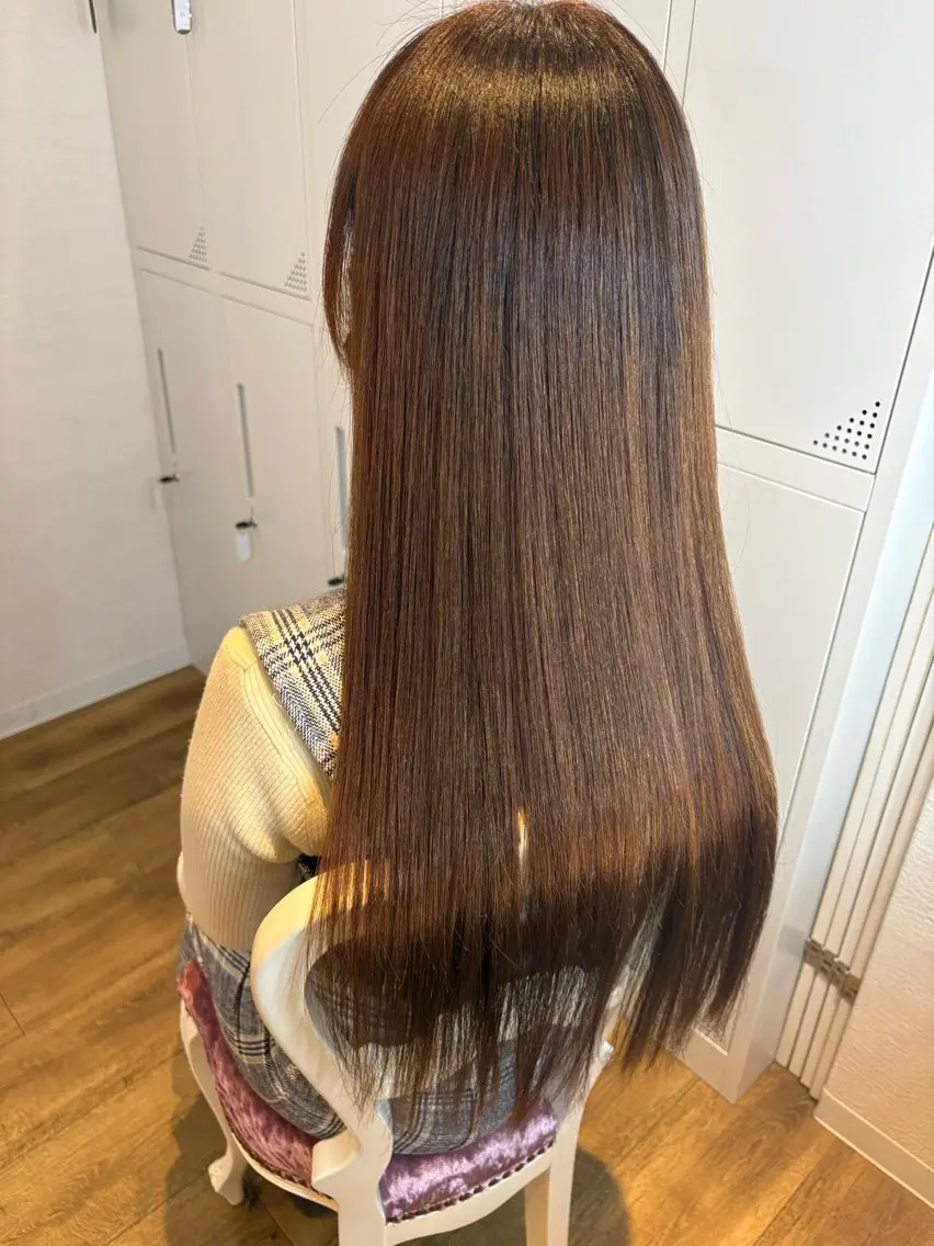 カット✂️ +ブリーチなしカラー + ハホニコTR🫧 ⚠️注意事項をお読み下さいの写真