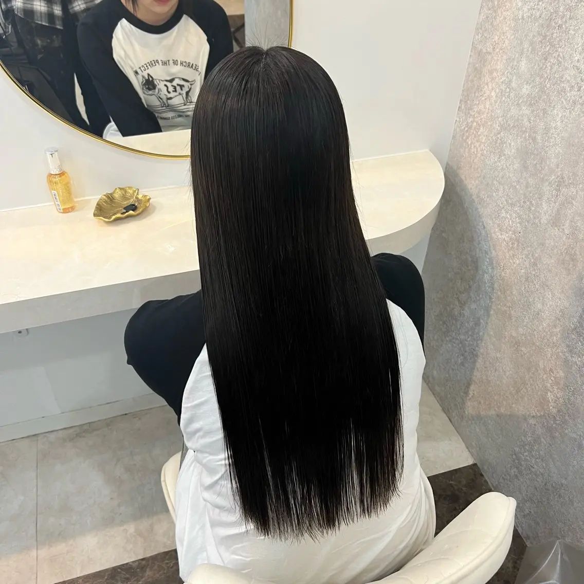 ロング カラー カット 縮毛矯正 momoka★彡 lovis大宮のヘアスタイル