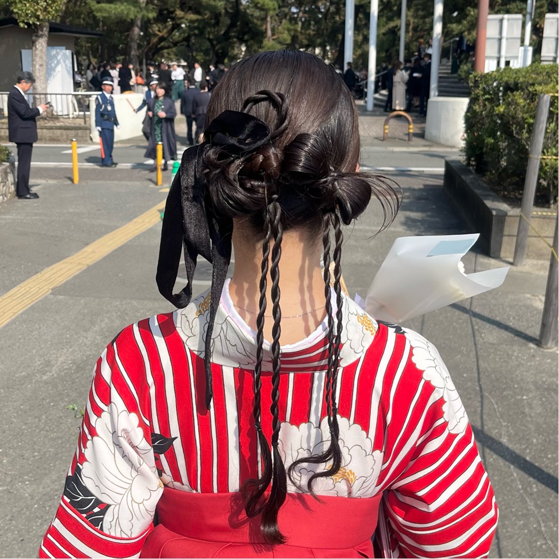 ヘアアレンジ 卒業式のヘアスタイル ⠀ NONOKAのヘアスタイル