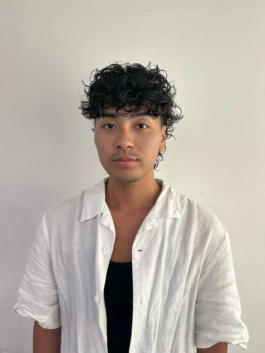 パーマ メンズ メンズパーマ 海外風スタイル Gakutoのヘアスタイル