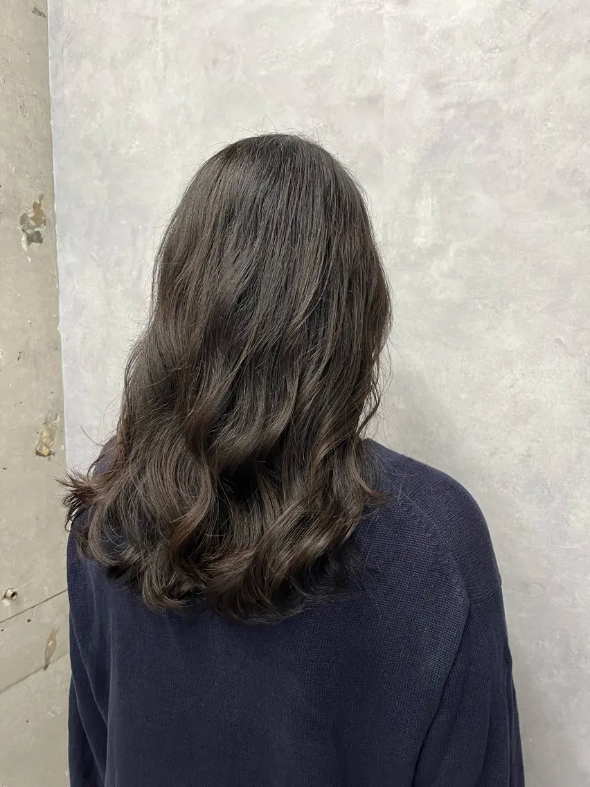 コテ巻風にも🌈カット込み＋TOKIOパーマの写真