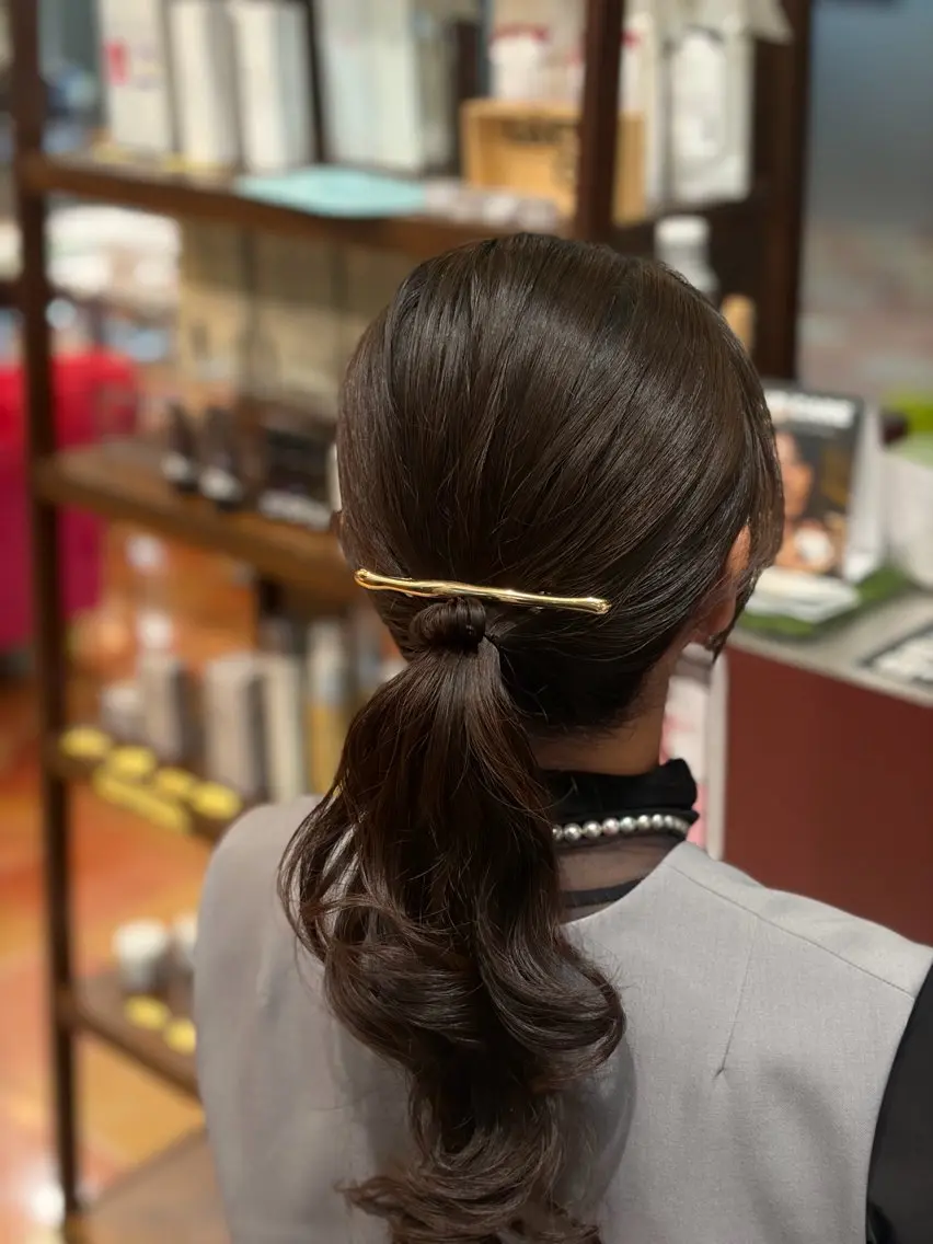 ミディアム カラー 長谷川 賢治のヘアスタイル