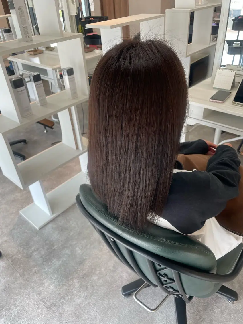 カラー 永井 幸枝のヘアスタイル