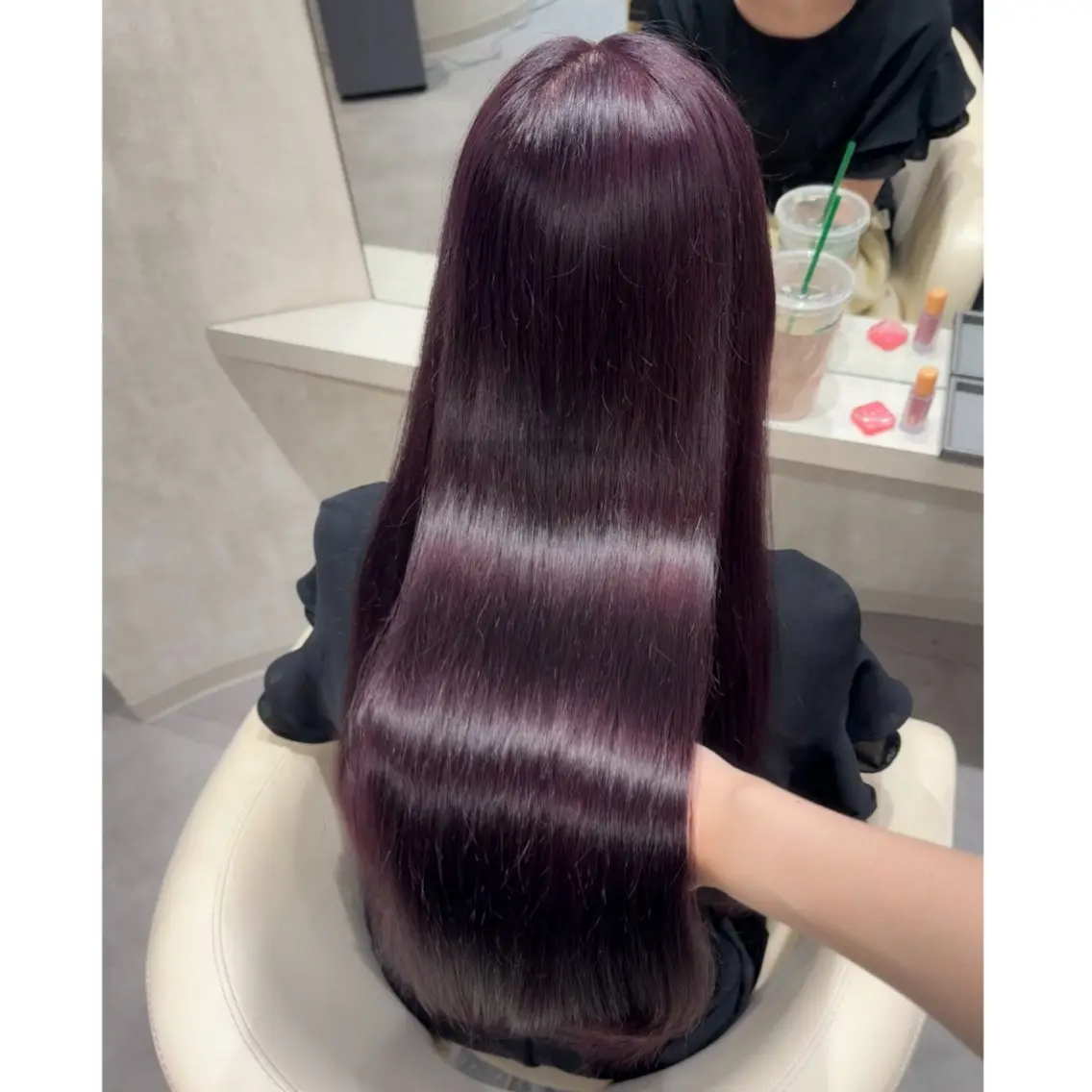 ロング カラー ヘアカラー miyu /トレンド カラー×艶髪のヘアスタイル