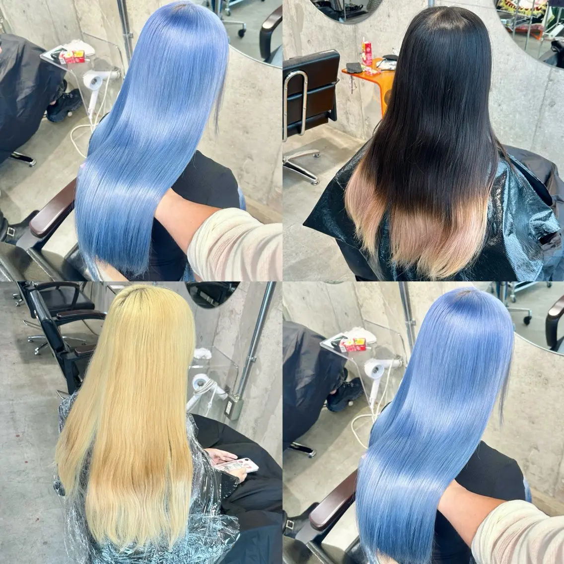 ロング ヘアカラー トリートメント ౨ৎムラ修正ブリーチ 🤍原宿/YUUのヘアスタイル