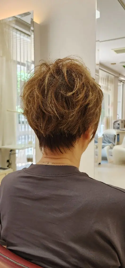 ショート パーマ カラー hairmake Juinのヘアスタイル