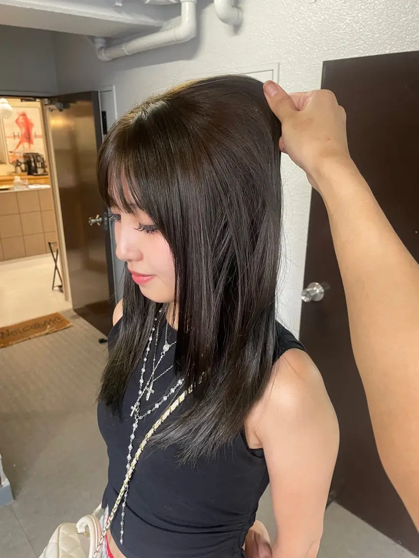 ロング カラー ヘアカラー JURI /HUIのヘアスタイル