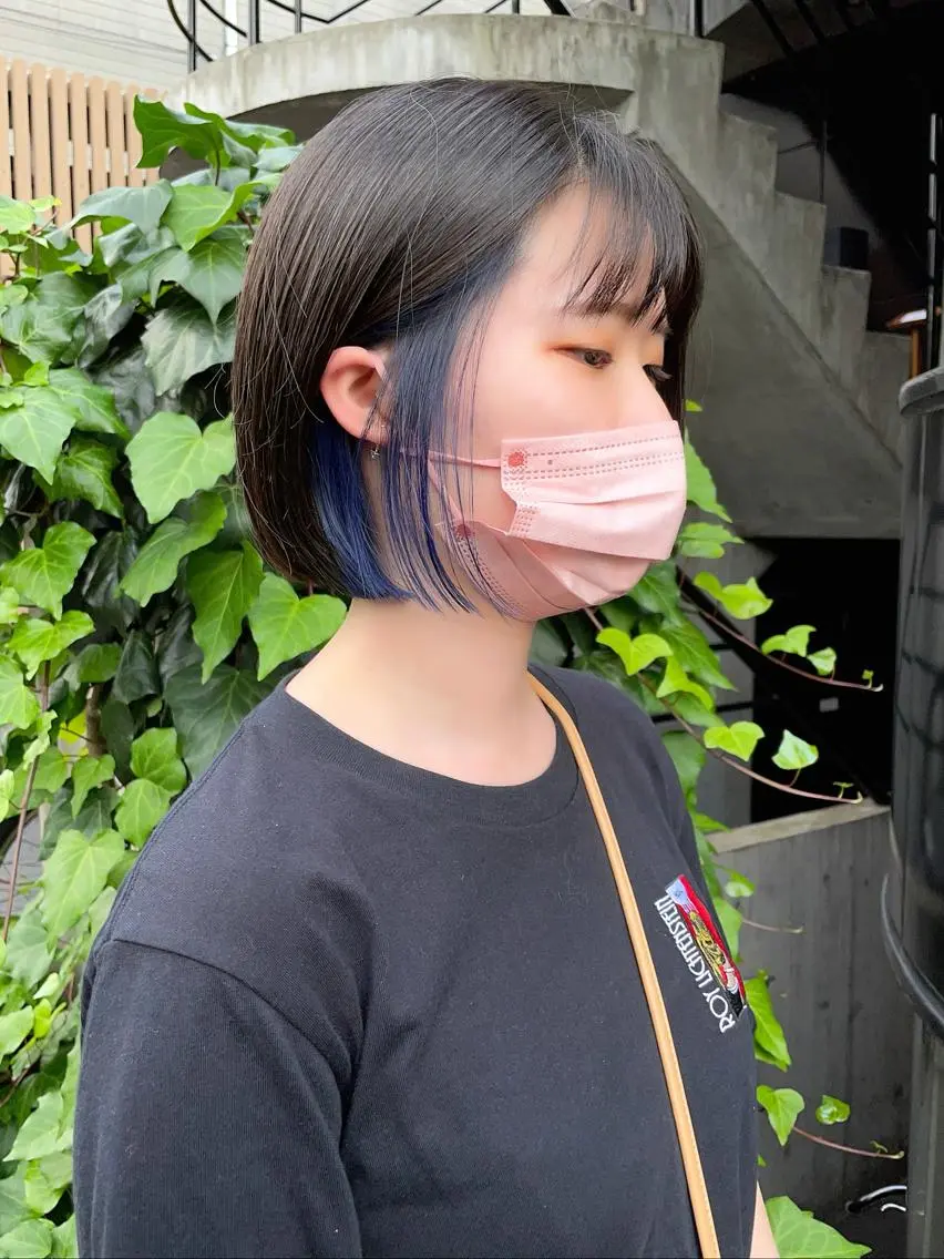 カット+インナーカラー(ケアブリーチ)+カラーの写真