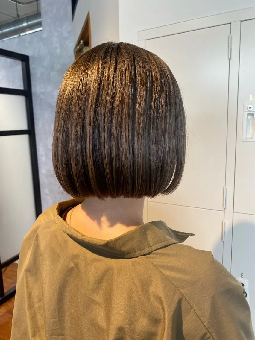ミディアム カラー ベージュカラー ブリーチ ヘアカラー N゚秋田店【副店長】 aiのヘアスタイル