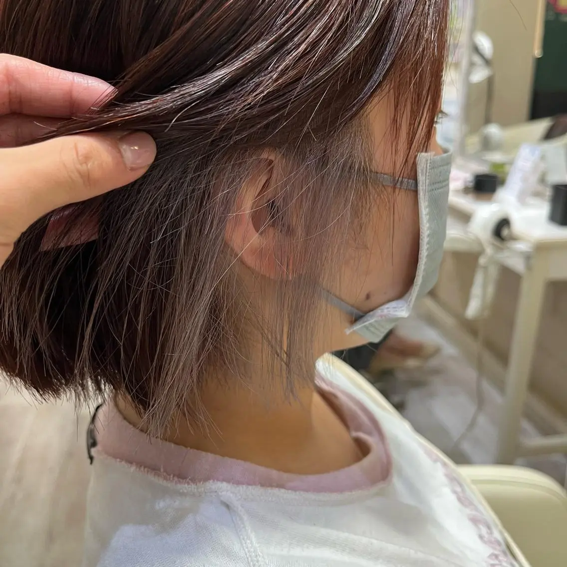 ショート カラー カラー職人 なかもと たつひろのヘアスタイル