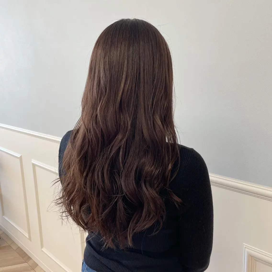 ロング カラー ヘアカラー トリートメント 越智 咲穂のヘアスタイル