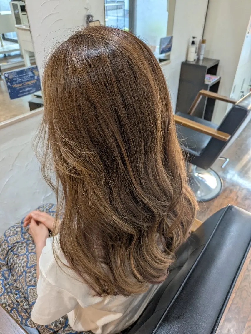 ロング パーマ 清水 洋美のヘアスタイル