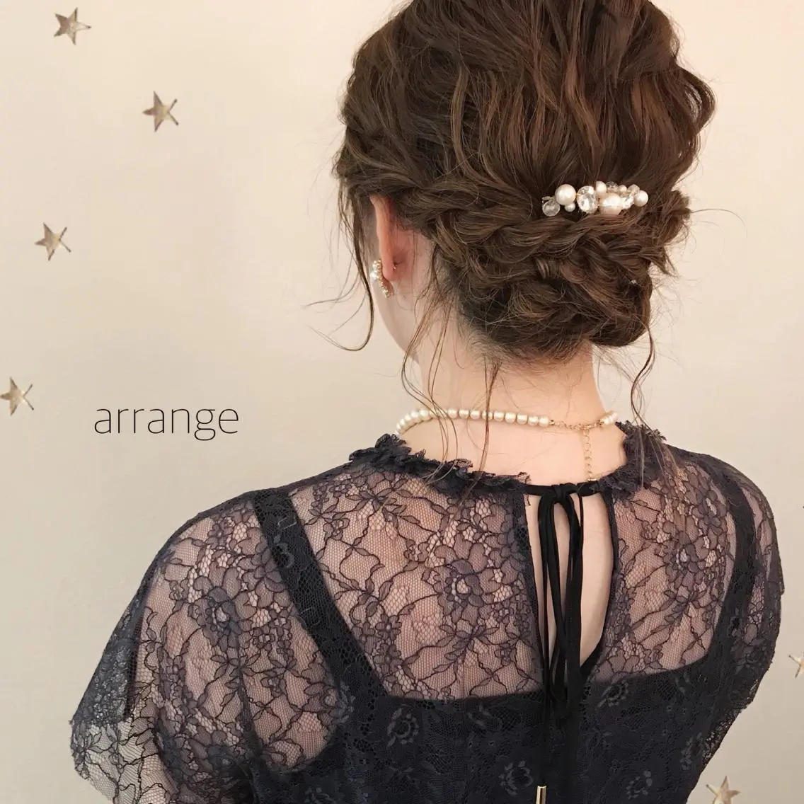 ミディアム ヘアアレンジ 市川 千夏のヘアスタイル