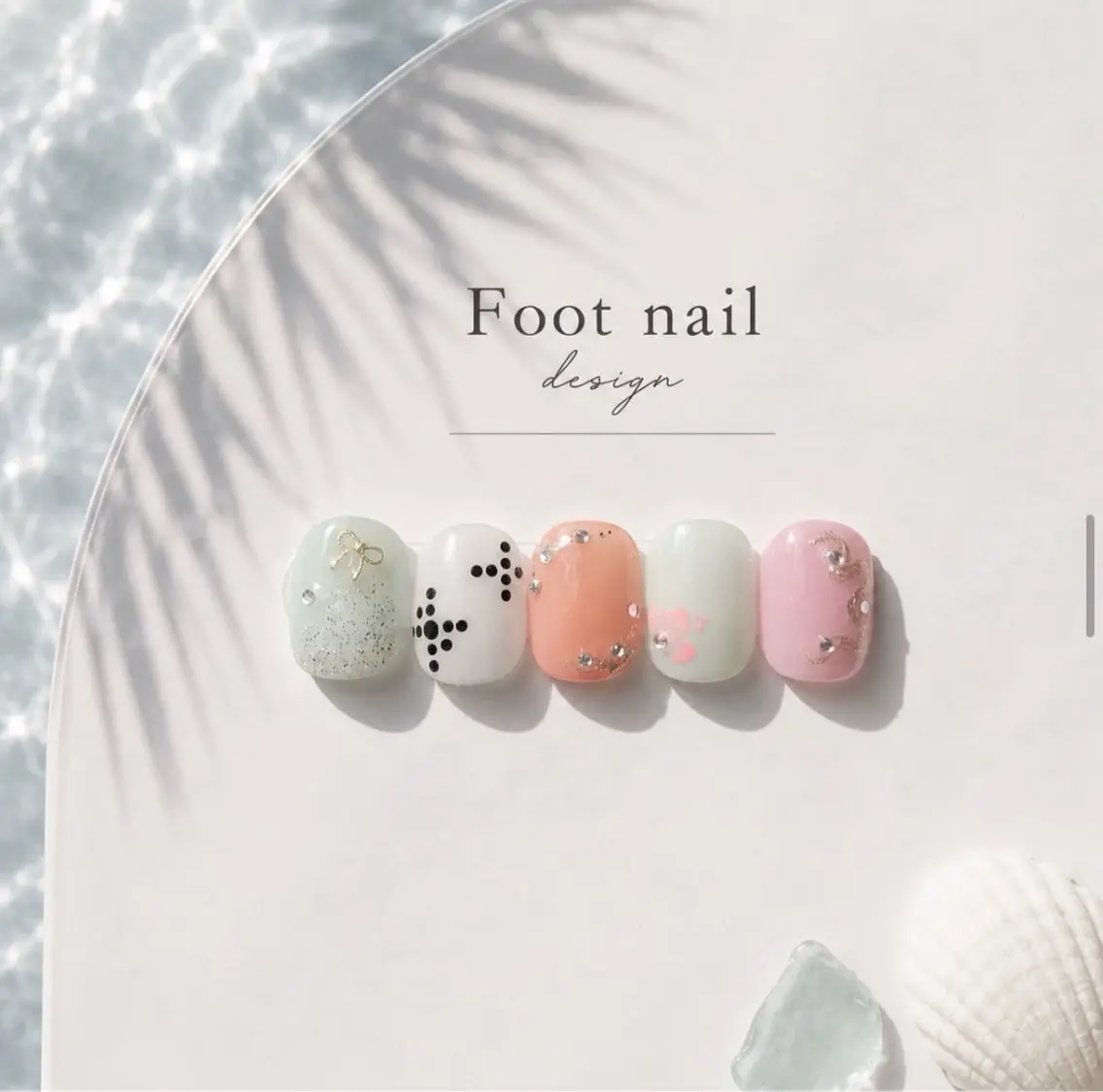 ネイル フットネイル M2 beauty Nankaのネイルデザイン