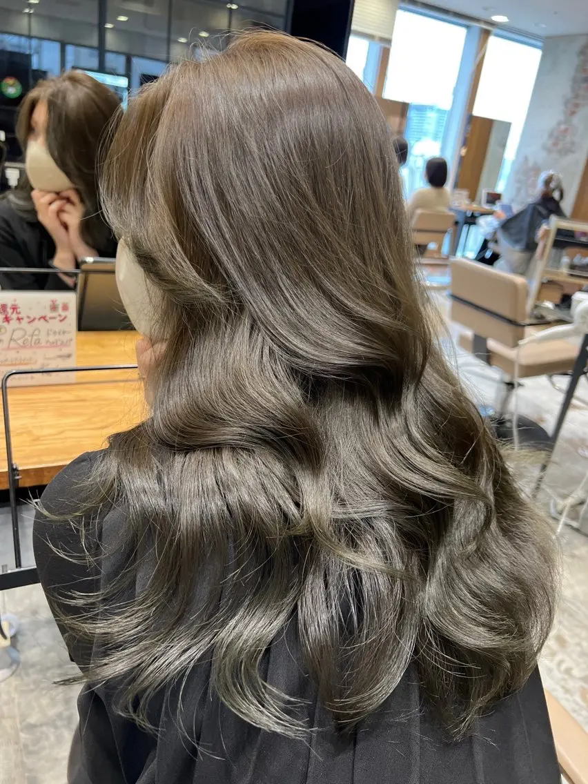 ロング 映える顔まわり/前髪 特化 💗 ユキマのヘアスタイル
