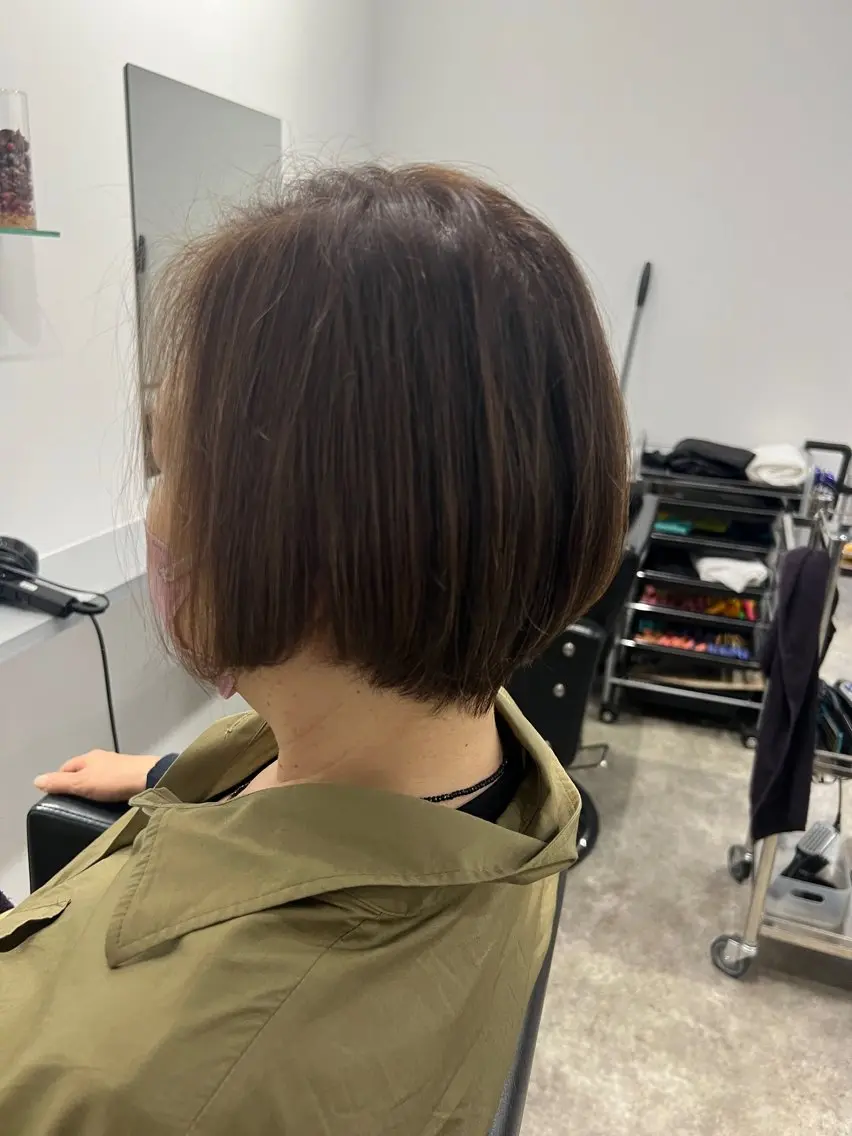 ショート ショートボブ ボブ ショートヘア 宮城 萌のヘアスタイル