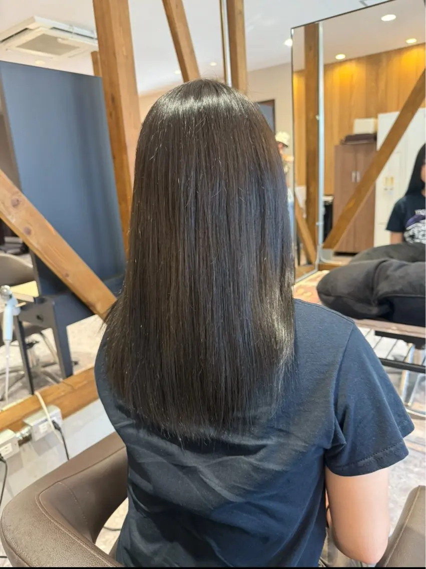 【ご新規様限定】カット＋髪質改善ストレート👑の写真