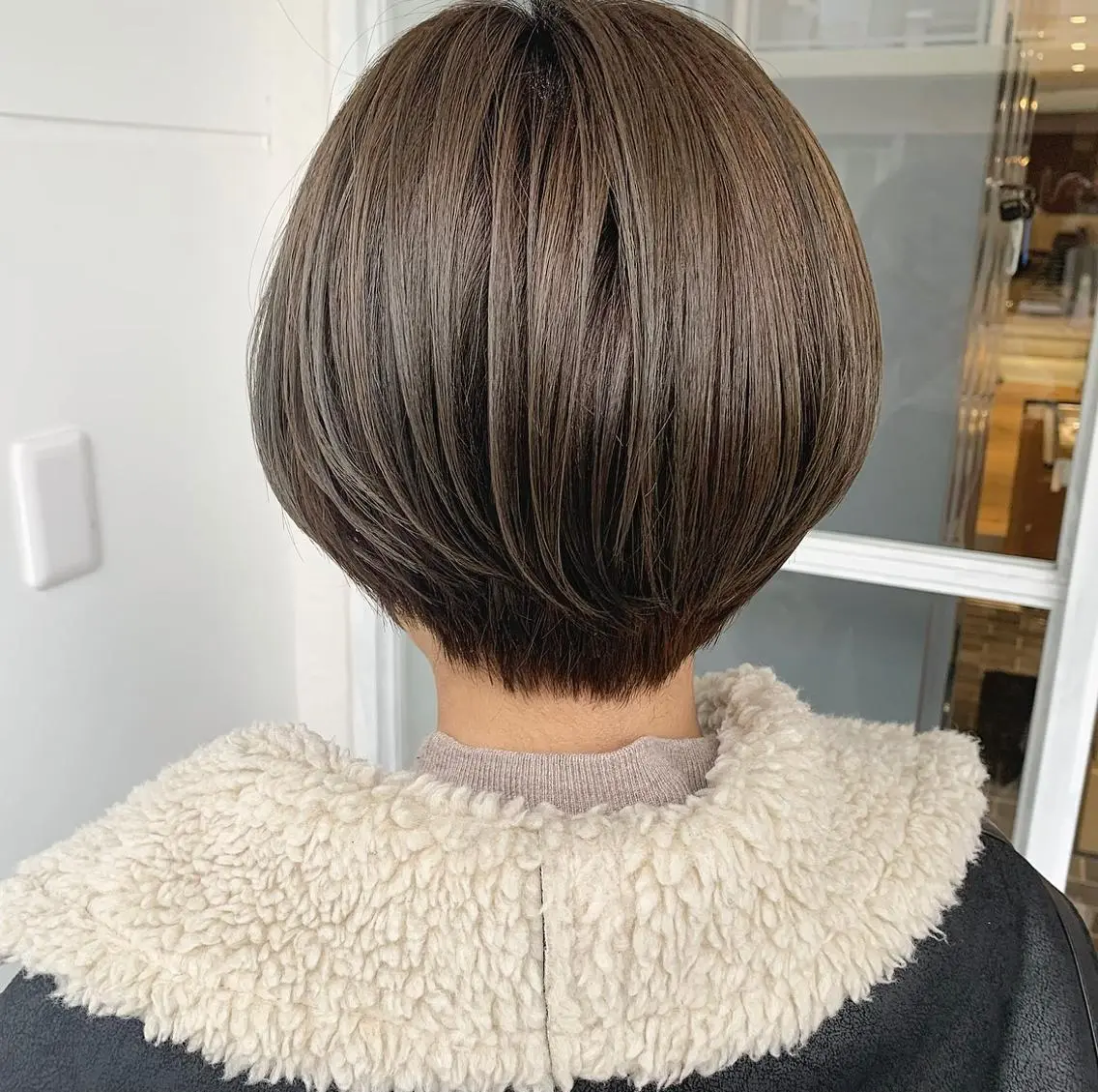 ショート カラー ヘアアレンジ ショートボブ ボブ ショートヘア カット トリートメント たかいわ みきのヘアスタイル