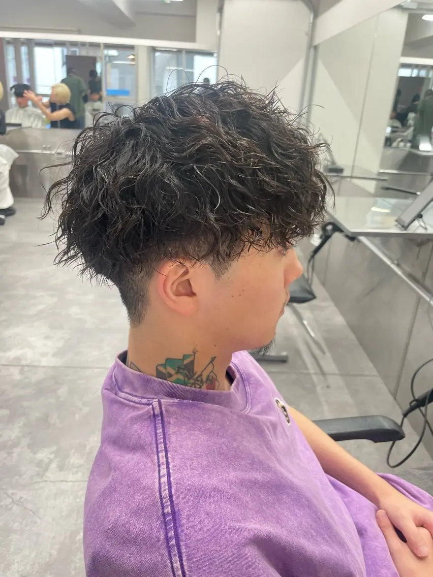 パーマ メンズ カット パーマ 町田エリアＮｏ．１/ パーマ特化/太田京希のヘアスタイル