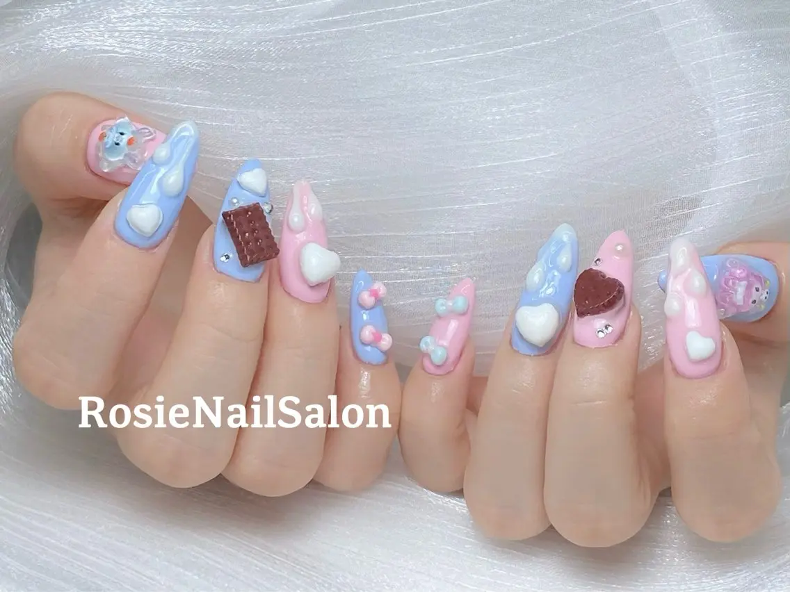 カラー Rosie Nail サロン南越谷のネイルデザイン